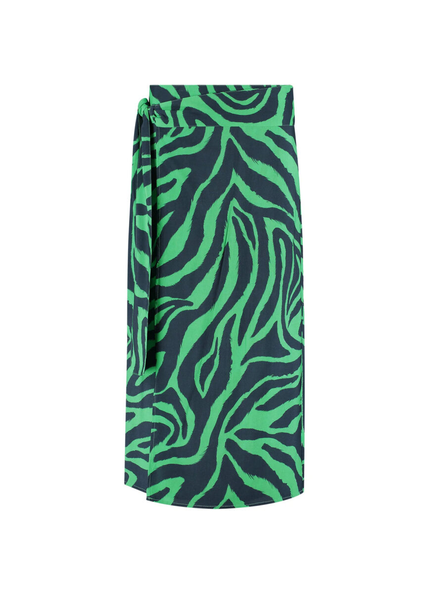 BEACHLIFE Green Tiger skirt