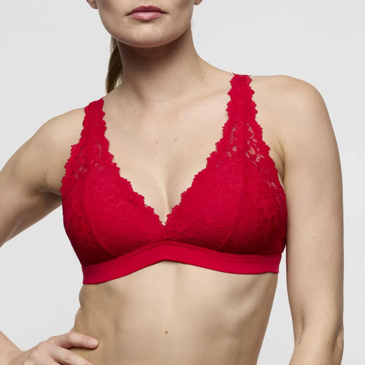 MARIE JO Soft Studio Bralette True Red