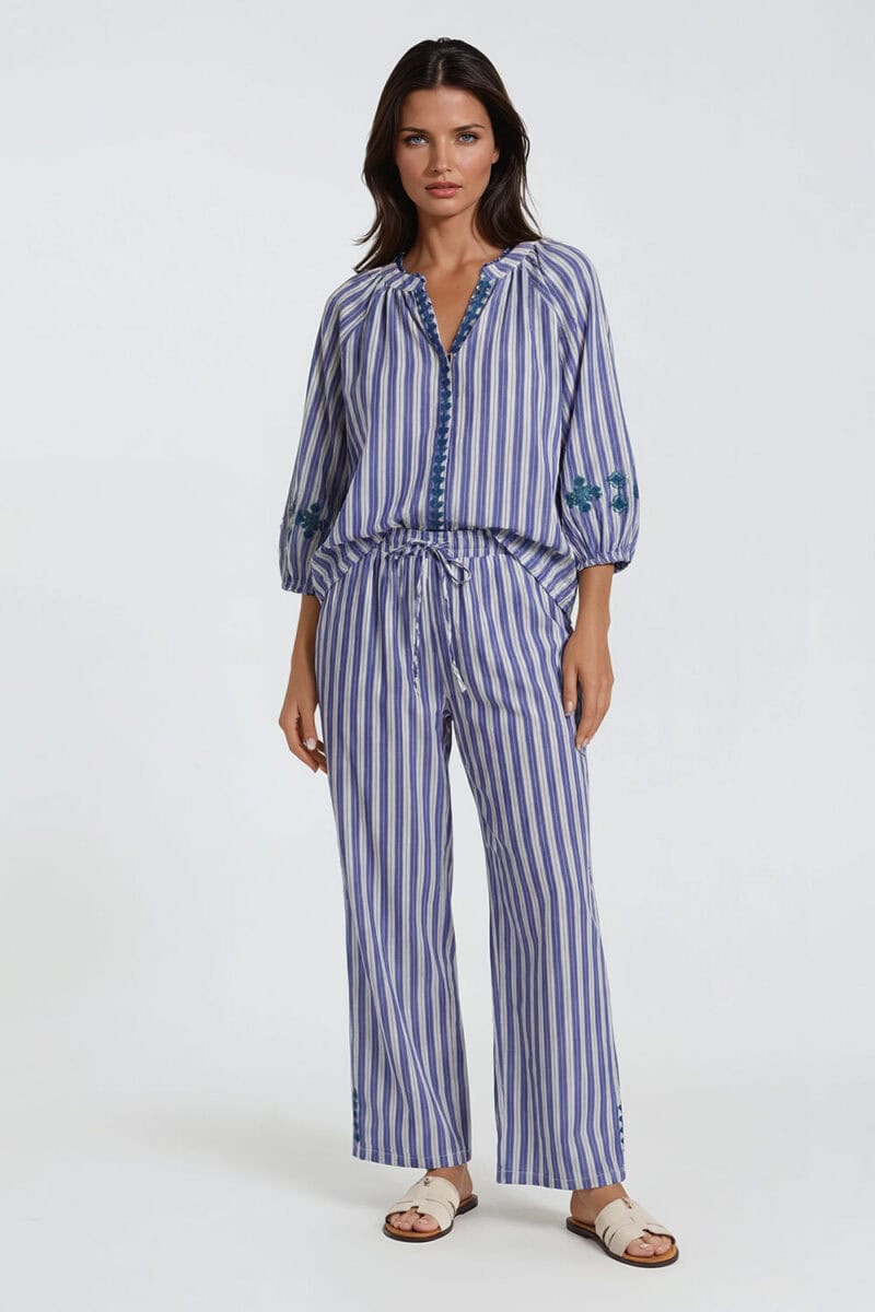 dessous broekje streep blauw