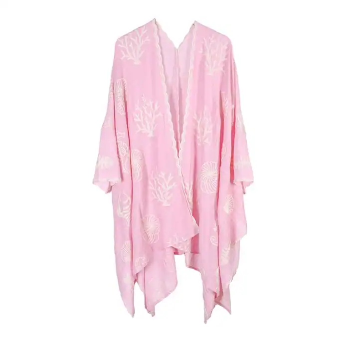 dessous Poncho Roze