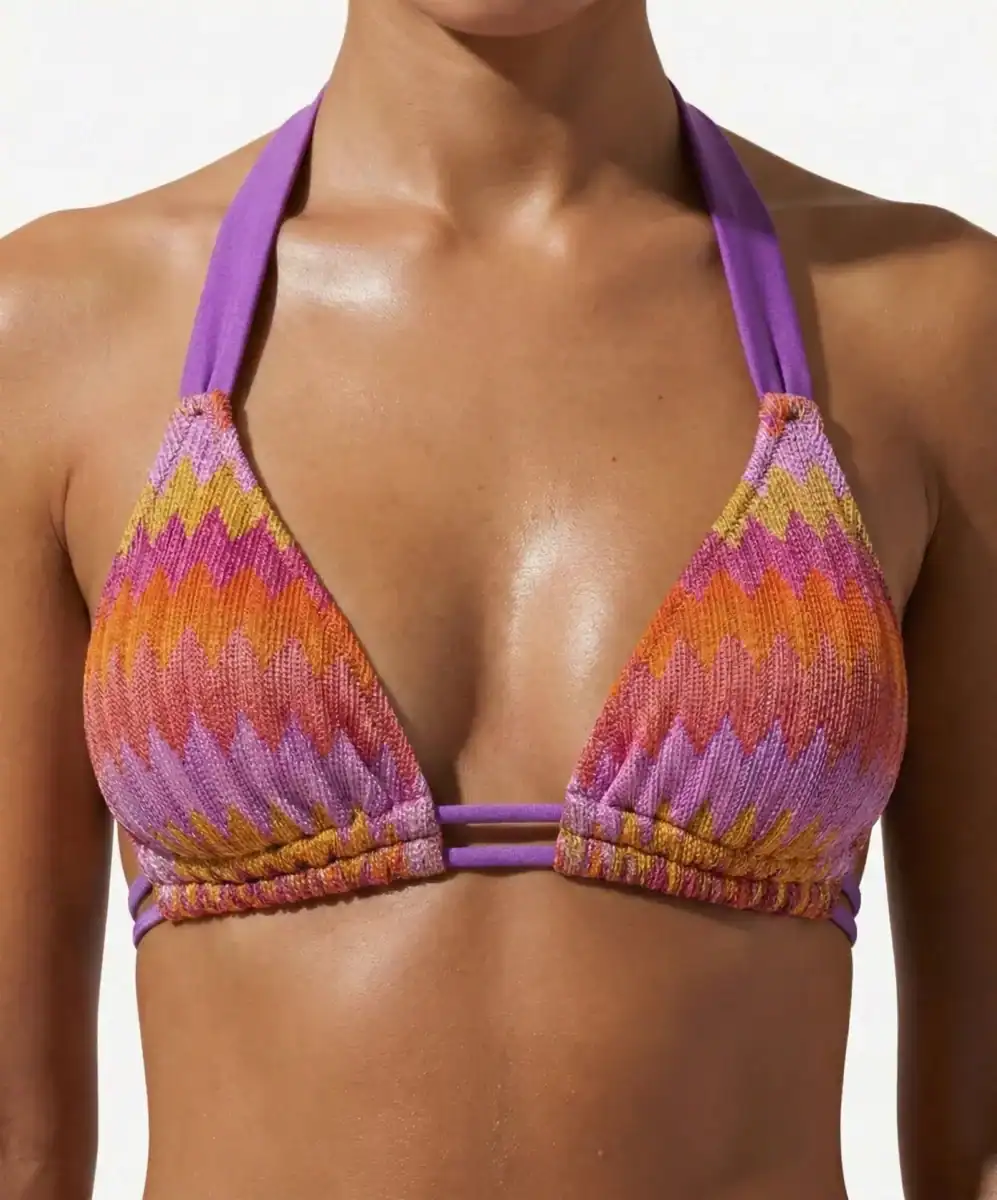 Gold Couture Bikinitop Halter Ruby Kiss Deluxe multi