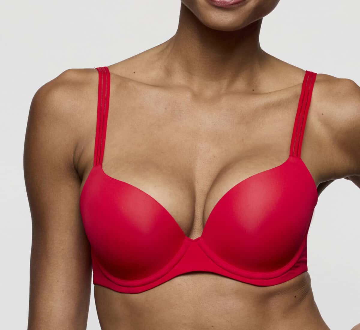 MARIE JO Louie push-Up True Red