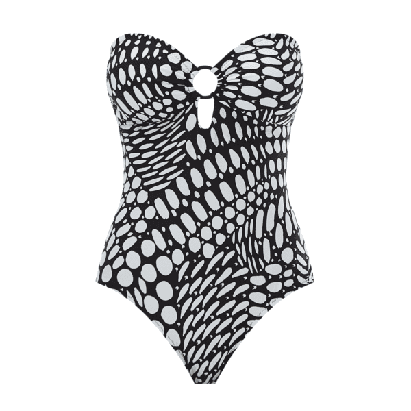Nuria Ferrer Banador Dots Zwart-Wit