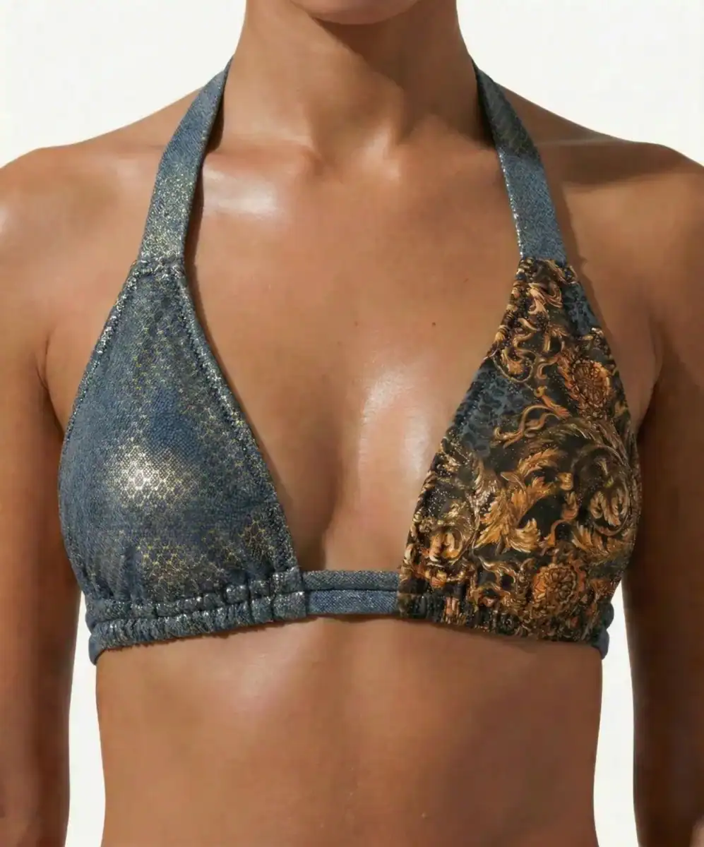 Gold Couture Baroc Queen-Halter Push-Up