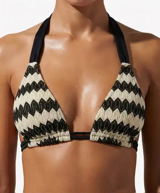 Gold Couture Black Diamond-Halter Push-Up