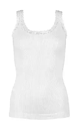 Tim & Simonsen Frida rib Top blanco