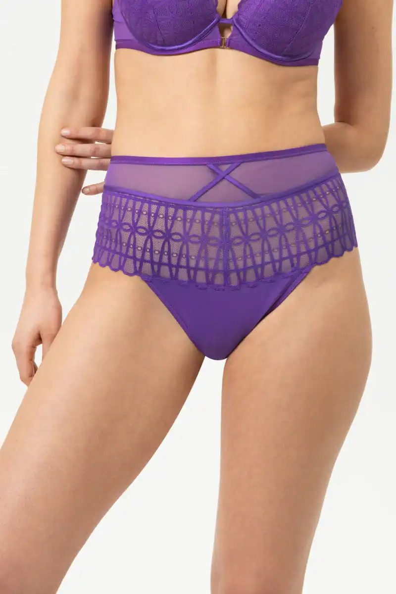 MEY Captivating Waistpants Electric purple
