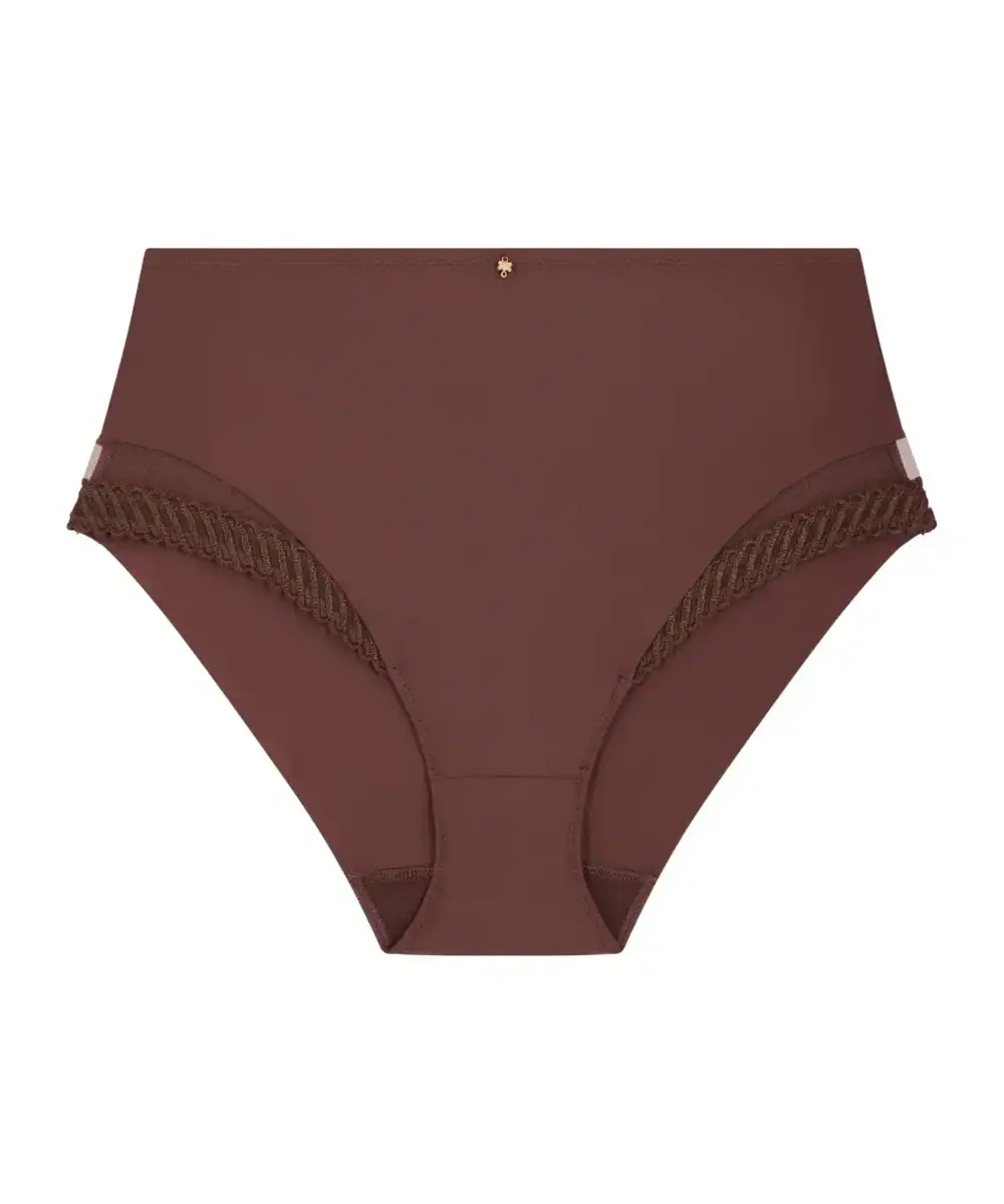 AUBADE Sheer Emotion tailleslip Sepia