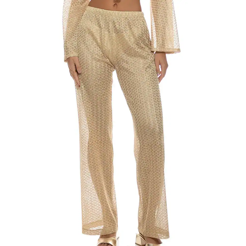 Luli Fama GOLDEN DRIFT – Elastic Waistband Pants