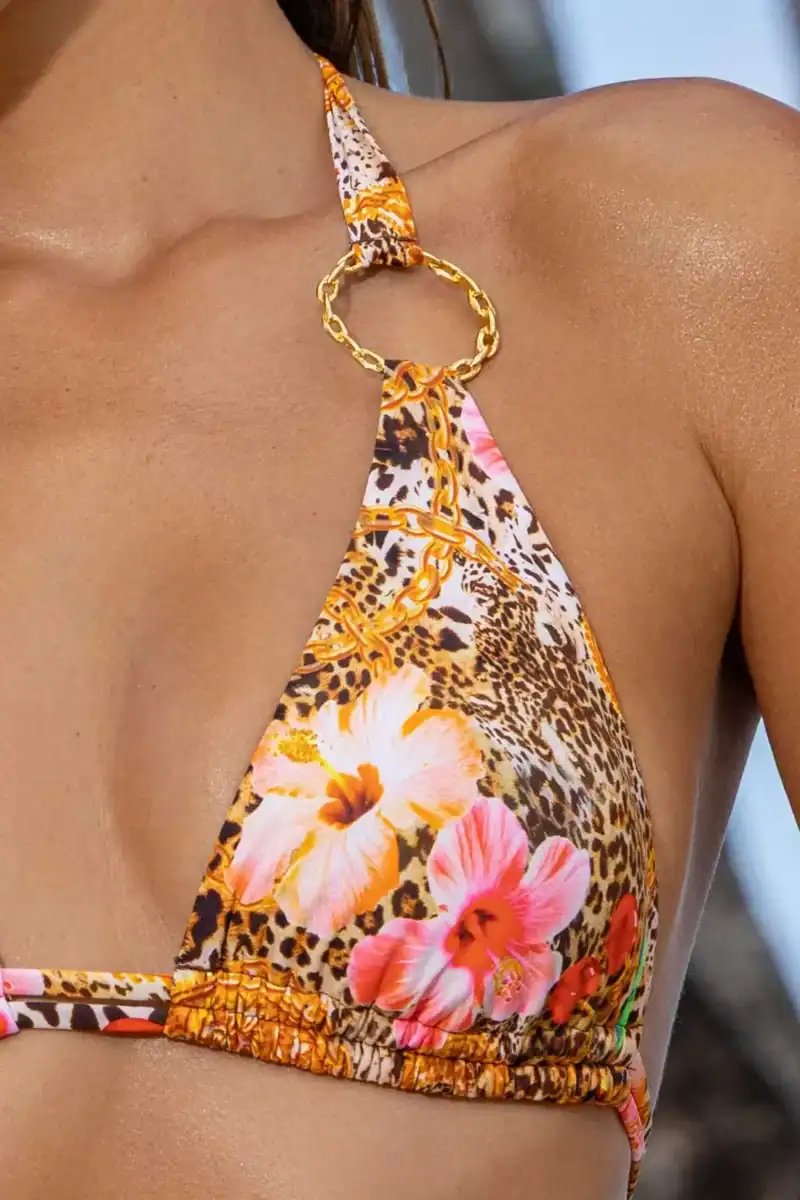 Luli Fama PARADISE PROWL – Ring Triangle Halter Top