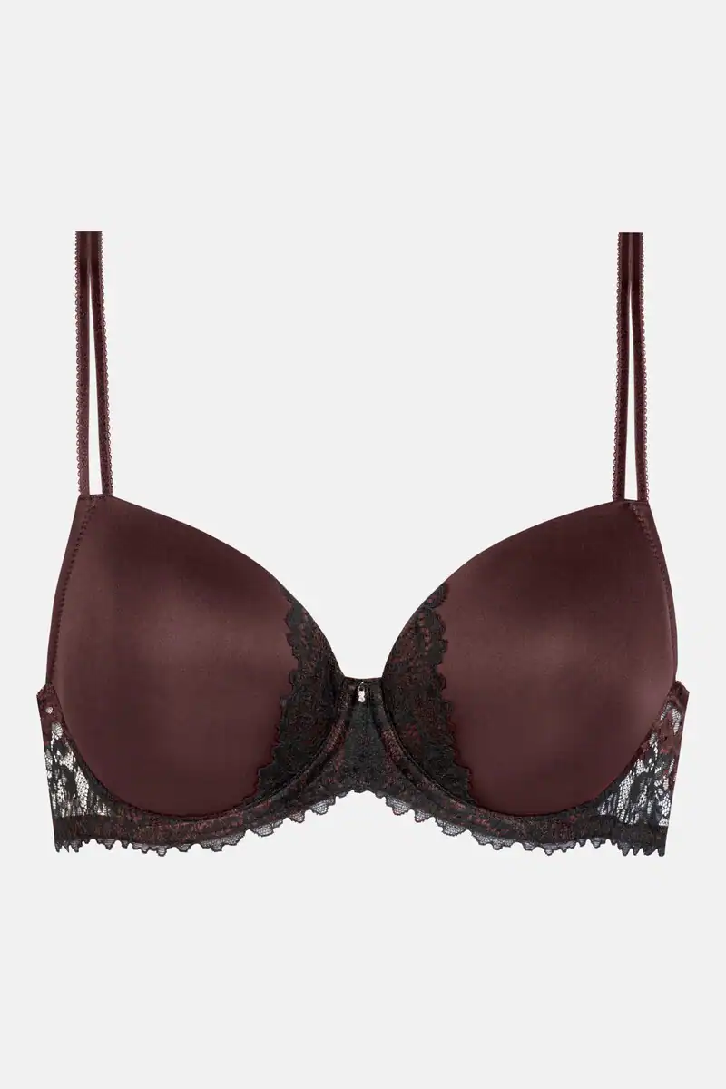 MEY Luxurious Bi-stretch full cup hot maroon