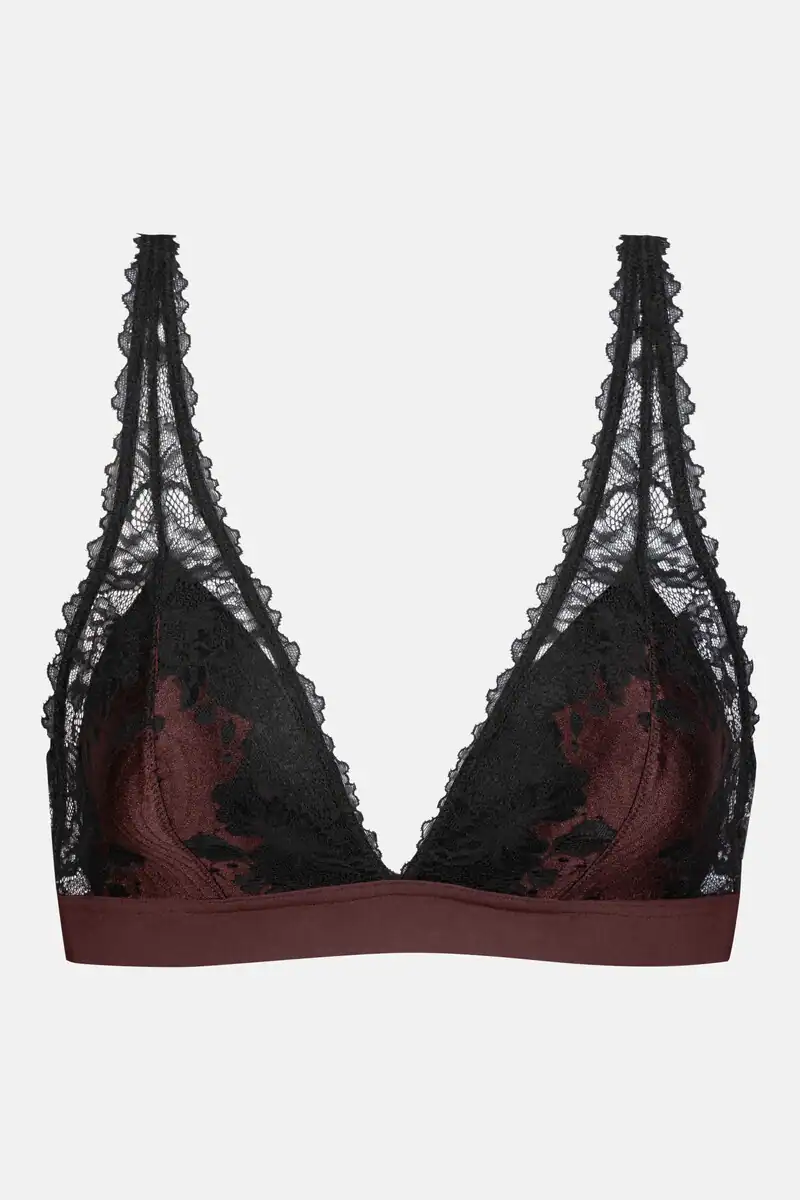 MEY Luxurious bralette Hot Maroon