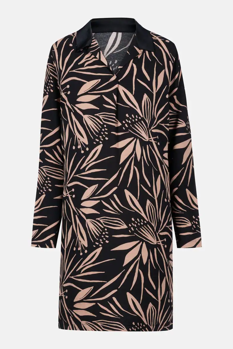 MEY Vivid Bloom nachthemd Zwart