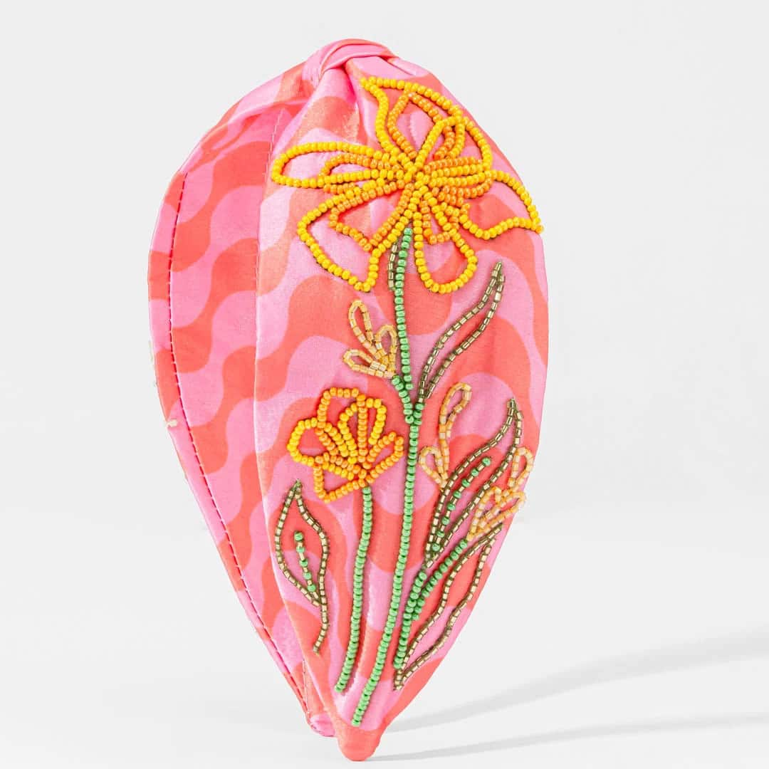 dessous Bloom Pop Printed Knotted Headband