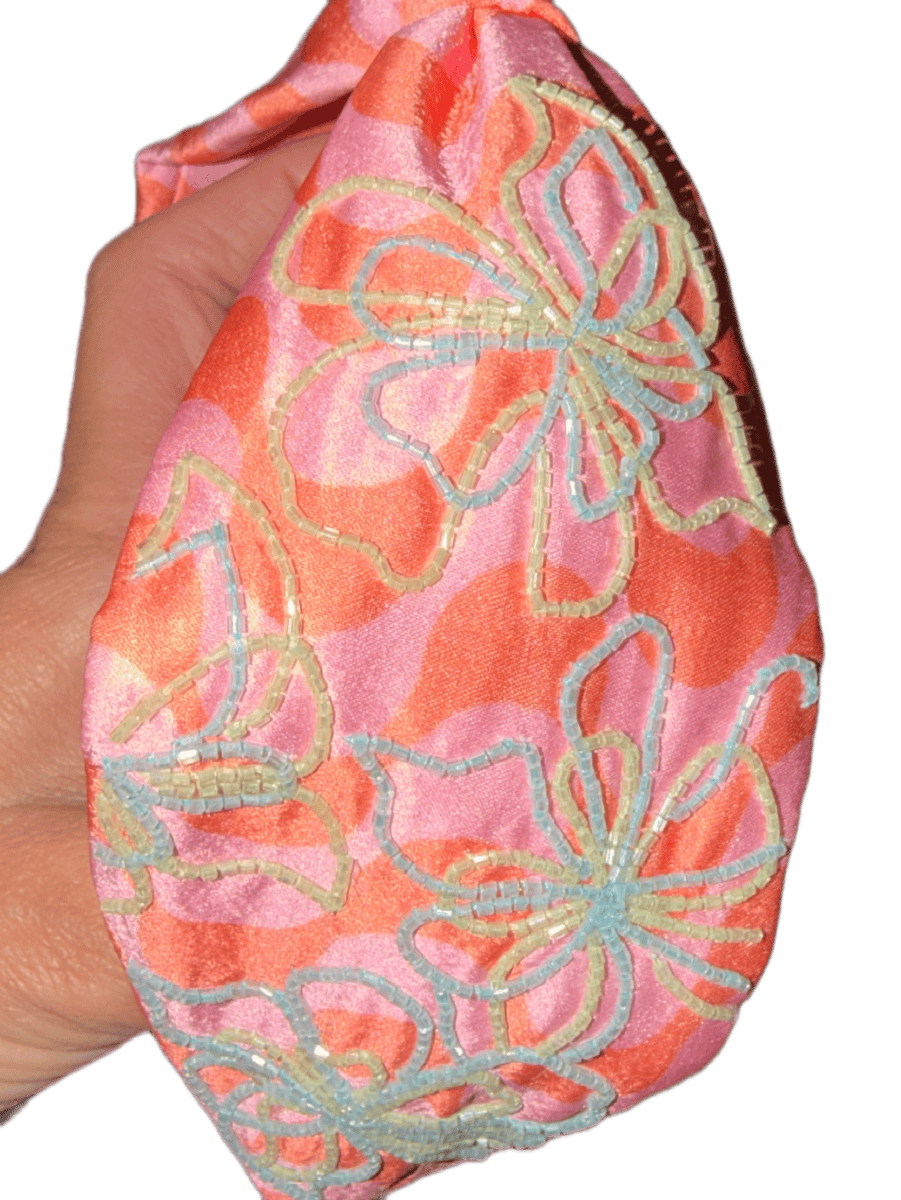 dessous Pink Knotted flower