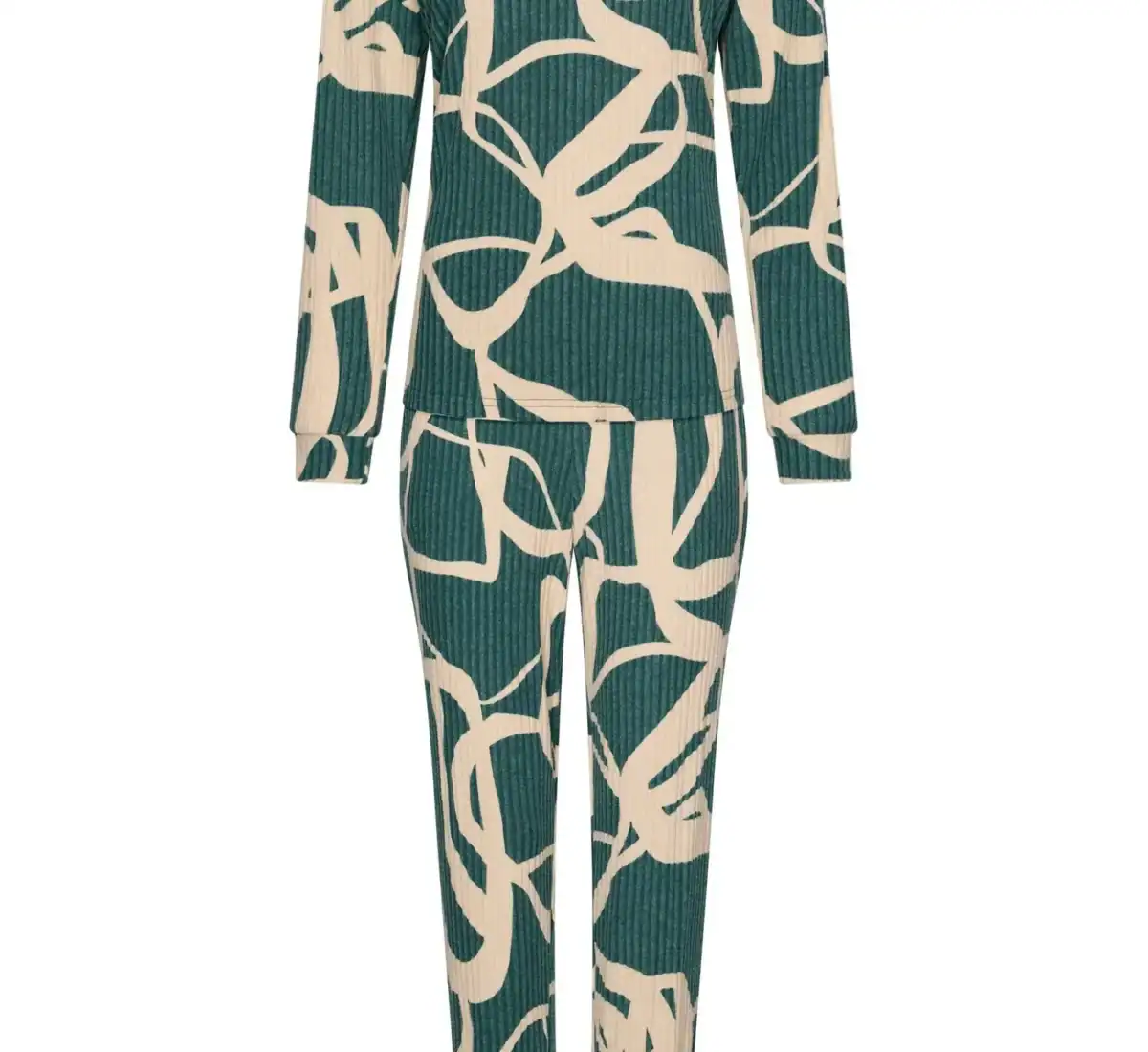 PASTUNETTE Pyama l.m. dark green